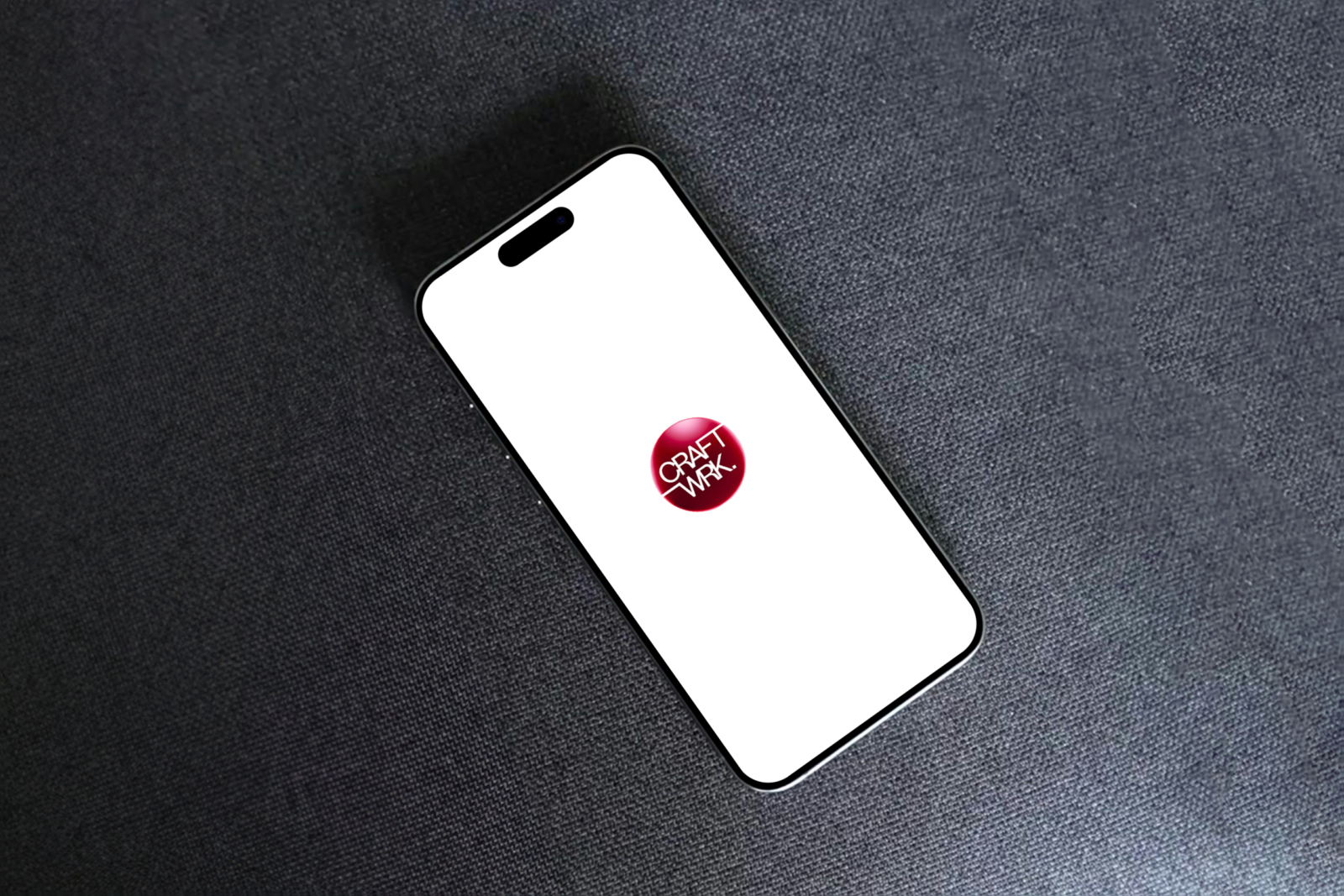 Mockup webového designu projektu Visual Craft na obrazovce notebooku